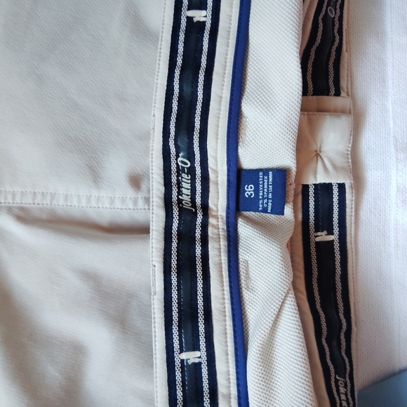 JOHNNIE O PREP PERFORMANCE GOLF SHORTS 36 BLUE/KHAKI WEEKEND CASUAL NWOT LOT/2 - Picture 3 of 10